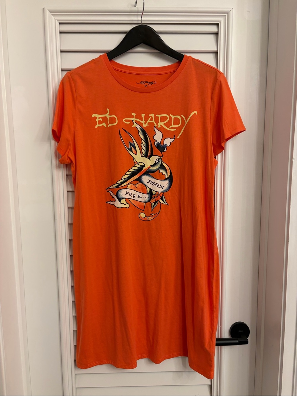 NWOT 🕊️♥️ Ed Hardy ‘Born Free’ 🕊️ Tee Shirt Dress ♥️🕊️